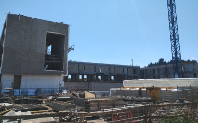 Un 48% de avance presenta construcción de Escuela de Formación de Carabineros Concepción