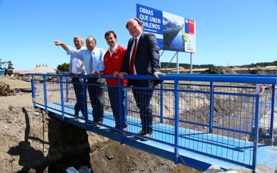 Subsecretario Palacios inspecciona obras de mejoramiento en Canal Gaete de Talcahuano