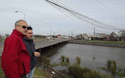 MOP realiza evaluación positiva de sus obras tras temporal en la región del Biobío.