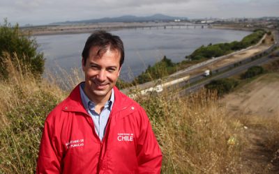 Ministro (s) Palacios inspeccionó terreno donde se emplazará el nuevo Puente Industrial sobre el río Biobío