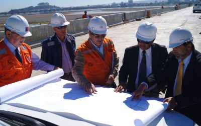 Nuevo Seremi MOP inspecciona avances del Puente Poniente
