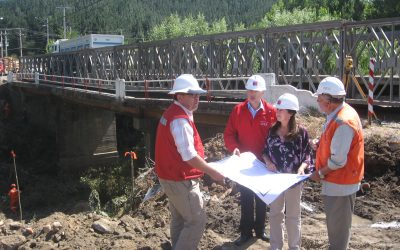MOP comienza construcción de nuevo puente Coelemu