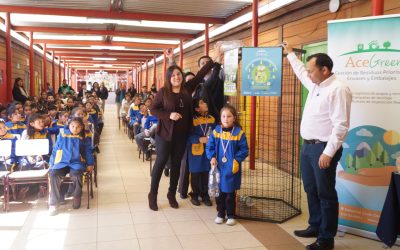 Estudiantes de Cosmito inauguran nuevo punto verde en su escuela
